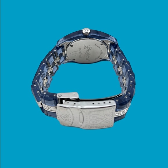 Brighton Blue and Silver Women\'s Watch comes with new battery Rare Color main image 7